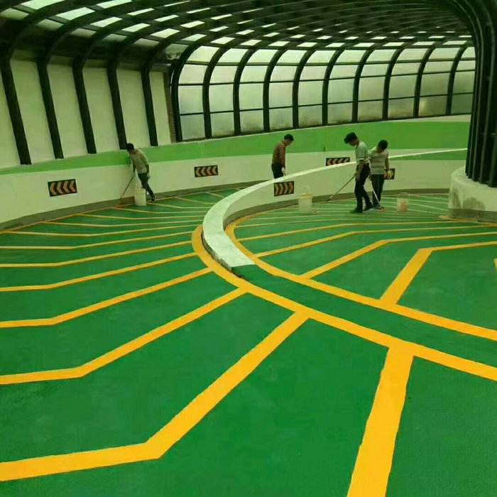 防滑坡道砂漿地面  地下停車(chē)場(chǎng)出入口